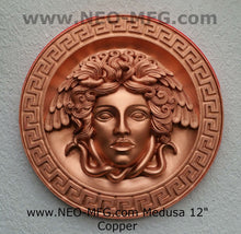 Load image into Gallery viewer, History Medusa Artifact Carved wall plaque Sculpture Statue 12&quot; www.Neo-Mfg.com high relief c6
