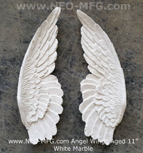 Load image into Gallery viewer, Angel Wings Aged wall sculpture statue plaque www.Neo-Mfg.com 11&quot; p6
