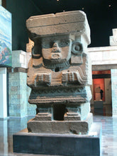 Load image into Gallery viewer, History Aztec Maya Chalchiuhtlicue Teotihuacan Stele Totem Artifact Sculpture Statue 8&quot; Tall www.Neo-Mfg.com Museum replica
