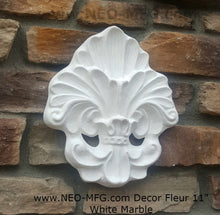 Load image into Gallery viewer, Decor FLEUR De Lis tuscan art wall sculpture plaque www.NEO-MFG.com
