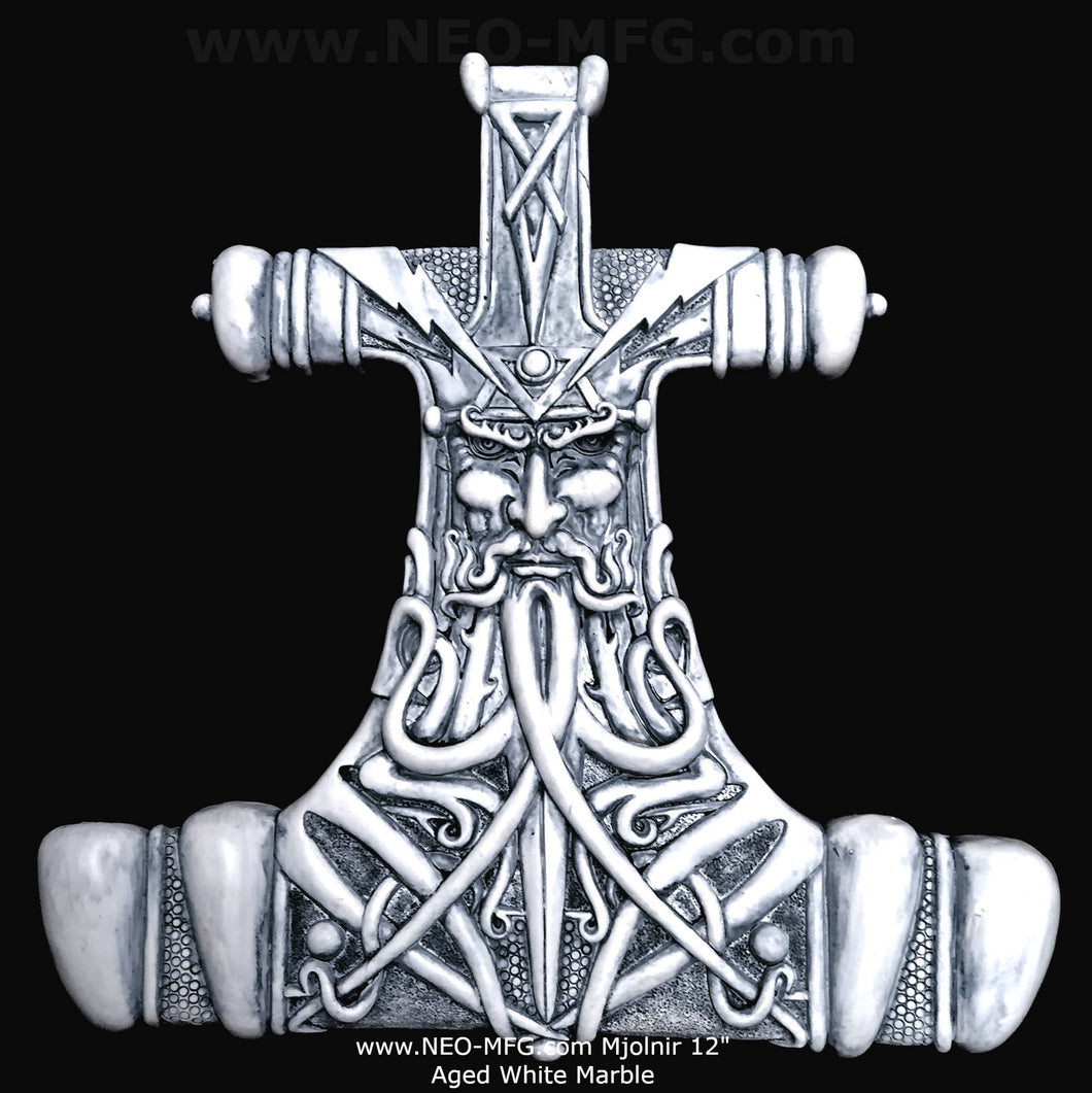 Celtic Thor Hammer Mjolnir wall sculpture statue plaque www.Neo-Mfg.com 12