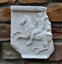 Load image into Gallery viewer, Roman Greek Parthenon Horseman rider Artifact Carved Sculpture Statue www.Neo-Mfg.com 10&quot; m19
