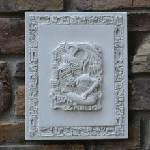 Load image into Gallery viewer, History Aztec Maya Kukulkan framed stone Sculpture Statue 12&quot; Tall www.Neo-Mfg.com
