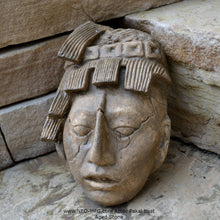 Load image into Gallery viewer, History Aztec Maya K&#39;inich Janaab&#39; Pakal king Sculpture bust home wall decor Museum Reproduction
