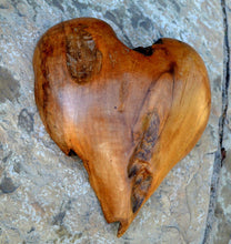 Load image into Gallery viewer, Solid Aged wood Heart wall home decor sculpture 10&quot; www.NEO-MFG.com - 1 of a kind - Love
