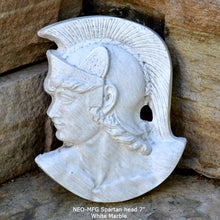 Load image into Gallery viewer, Roman Greek Spartan Bust Sculptural wall relief plaque home decor 7&quot; www.Neo-Mfg.com k37
