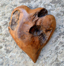 Load image into Gallery viewer, Solid Aged wood Heart wall home decor sculpture 17&quot; x 14&quot; www.NEO-MFG.com - 1 of a kind - Love
