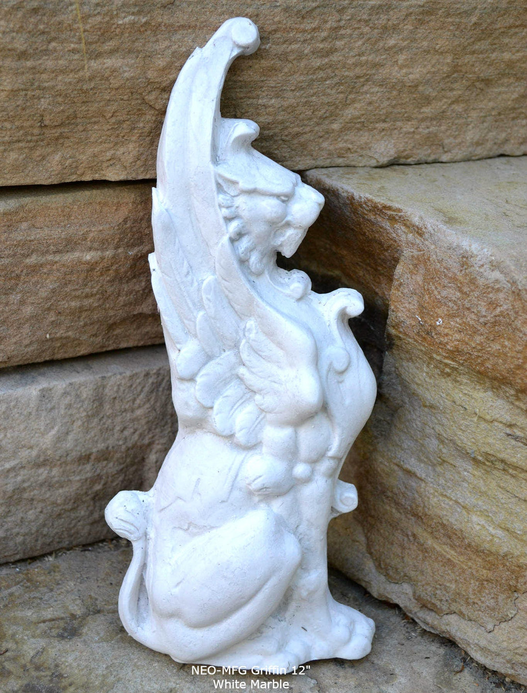 Griffin gryphon Winged lion wall Sculpture plaque 12