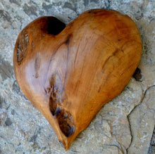 Load image into Gallery viewer, Solid Aged wood Heart wall home decor sculpture 10&quot; www.NEO-MFG.com - 1 of a kind - Love
