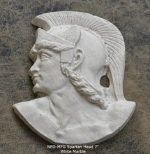 Load image into Gallery viewer, Roman Greek Spartan Bust Sculptural wall relief plaque home decor 7&quot; www.Neo-Mfg.com k37
