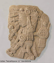 Load image into Gallery viewer, History Aztec Maya Artifact Carved Tezcatlipoca Sculpture Statue 11&quot; Tall www.Neo-Mfg.com Wall art Codex m8
