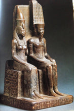 Load image into Gallery viewer, Egyptian God Amun &amp; Mut Sculpture museum reproduction art 7&quot; www.Neo-Mfg.com home decor
