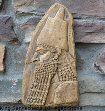 Load image into Gallery viewer, History Assyrian Sumerian King Sargon II Sculptural wall relief www.Neo-Mfg.com 10&quot; j8
