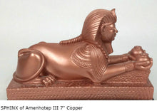 Load image into Gallery viewer, Egyptian SPHINX of Amenhotep III Artifact Carved Sculpture Statue 7&quot; ww.Neo-Mfg.com Home decor
