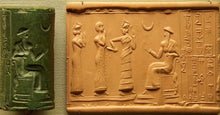 Load image into Gallery viewer, Historical Assyrian Sumerian Ur-Nammu Governor Cylinder Seal wall Sculpture www.Neo-Mfg.com Mesopotamia Cy2
