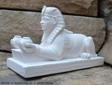 Load image into Gallery viewer, Egyptian SPHINX of Amenhotep III Artifact Carved Sculpture Statue 7&quot; ww.Neo-Mfg.com Home decor
