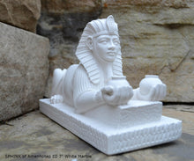 Load image into Gallery viewer, Egyptian SPHINX of Amenhotep III Artifact Carved Sculpture Statue 7&quot; ww.Neo-Mfg.com Home decor
