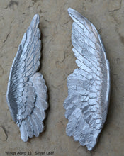 Load image into Gallery viewer, Angel Wings Aged wall sculpture statue plaque www.Neo-Mfg.com 11&quot; p6
