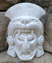 Load image into Gallery viewer, History Aztec Maya Artifact Warrior mask Jaguar Sculpture Statue 5&quot; Tall www.Neo-Mfg.com
