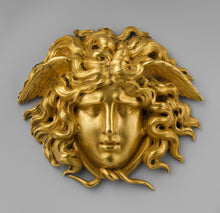 Load image into Gallery viewer, Medusa Gorgon bust Sculpture wall plaque www.Neo-Mfg.com 5&quot; home decor Museum Reproduction
