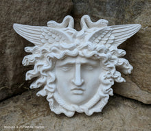 Load image into Gallery viewer, Medusa Gorgon bust Sculpture wall plaque www.Neo-Mfg.com 4&quot; home decor Museum Reproduction
