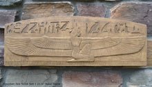 Load image into Gallery viewer, History Egyptian Isis Tomb Seti I Sculptural wall relief www.Neo-Mfg.com 21.5&quot;
