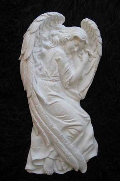 Angel sleeping wall Art Sculpture Frieze Plaque Home decor 16