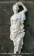 Load image into Gallery viewer, Roman Greek Wine Bearer Figure Sculptural Wall relief www.Neo-Mfg.com 18&quot; tall
