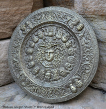 Load image into Gallery viewer, History Medusa Shield Artifact Carved Sculpture Statue 7&quot; www.Neo-Mfg.com b10
