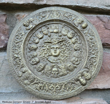 Load image into Gallery viewer, History Medusa Shield Artifact Carved Sculpture Statue 7&quot; www.Neo-Mfg.com b10
