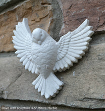 Load image into Gallery viewer, Nature Bird Dove Sculptural wall plaque relief home decor www.Neo-Mfg.com 4.5&quot;
