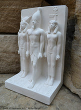 Load image into Gallery viewer, Egyptian Triads of Menkaure mycerinus 3rd Sculpture statue museum reproduction art 7&quot; www.Neo-Mfg.com home decor Museum Reproduction
