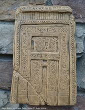 Load image into Gallery viewer, History Egyptian False Door Tomb Pepi-Ankh Iry Sculptural wall relief www.Neo-Mfg.com 9&quot; j29
