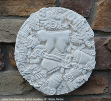 Load image into Gallery viewer, History Aztec Maya Artifact Coyolxauhqui Moon goddess wall relief Sculpture 11&quot; Tall www.Neo-Mfg.com home decor art n3
