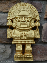 Load image into Gallery viewer, History Peru Inca Mesoamerican El Tumi Naymlap God King Sculptural wall relief plaque 12&quot; www.Neo-Mfg.com e23
