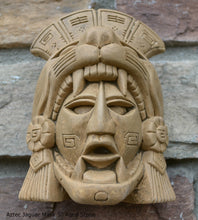 Load image into Gallery viewer, History Aztec Maya Artifact Warrior mask Jaguar Sculpture Statue 5&quot; Tall www.Neo-Mfg.com
