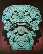 Load image into Gallery viewer, History Aztec Maya Mesoamerica God of Corn Zapotec Deity Vessel Sculpture Statue www.Neo-Mfg.com 8&quot;
