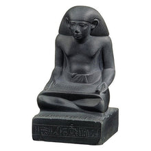 Load image into Gallery viewer, Egyptian Scribe Lay seated sitting statue Sculpture 7&quot; www.Neo-Mfg.com museum reproduction
