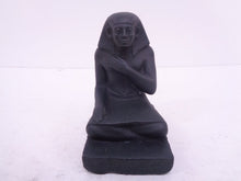 Load image into Gallery viewer, Egyptian Scribe seated sitting statue Sculpture 6.5&quot; www.Neo-Mfg.com museum reproduction
