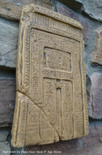 Load image into Gallery viewer, History Egyptian False Door Tomb Pepi-Ankh Iry Sculptural wall relief www.Neo-Mfg.com 9&quot; j29
