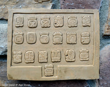 Load image into Gallery viewer, Aztec Mayan Glyph panel Sculptural Wall frieze plaque relief www.Neo-Mfg.com 8&quot; g17
