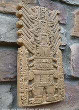 Load image into Gallery viewer, Incan Peruvian stela Raimondi Chavín Sculptural wall relief plaque 10&quot; www.Neo-Mfg.com home decor j9
