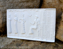 Load image into Gallery viewer, Historical Assyrian Sumerian Ur-Nammu Governor Cylinder Seal wall Sculpture www.Neo-Mfg.com Mesopotamia Cy2
