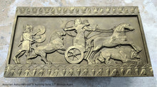 Load image into Gallery viewer, Assyrian Ashurnasirpal II hunting lions Carving sculpture wall plaque 22.75&quot; www.Neo-Mfg.com
