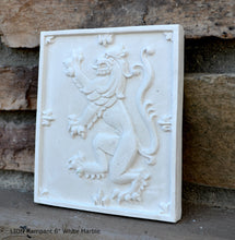 Load image into Gallery viewer, Animal LION Rampant Lowenbrau sculpture wall Plaque www.Neo-Mfg.com 6&quot;
