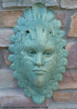 Load image into Gallery viewer, Nature GREENWOMAN HEATHER wall sculpture Garden statue 17&quot; Neo-Mfg
