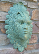 Load image into Gallery viewer, Nature GREENWOMAN HEATHER wall sculpture Garden statue 17&quot; Neo-Mfg
