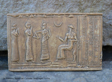 Load image into Gallery viewer, Historical Assyrian Sumerian Ur-Nammu Governor Cylinder Seal wall Sculpture www.Neo-Mfg.com Mesopotamia Cy2
