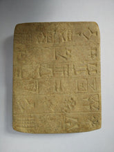 Load image into Gallery viewer, Historical Assyrian Akkadian Cuneiform Sculpture www.Neo-Mfg.com Mesopotamia 3.75&quot; Tall C3
