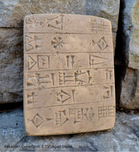 Load image into Gallery viewer, Historical Assyrian Akkadian Cuneiform Sculpture www.Neo-Mfg.com Mesopotamia 3.75&quot; Tall C3
